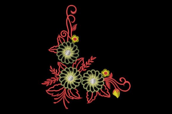 Floral Swirl: A Seasonal Embroidery Gem